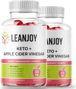 Two bottles of LeanJoy Keto + ACV gummies